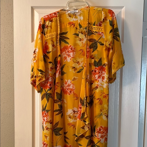 Floral Kimono Cardigan/Caftan - Picture 1 of 3